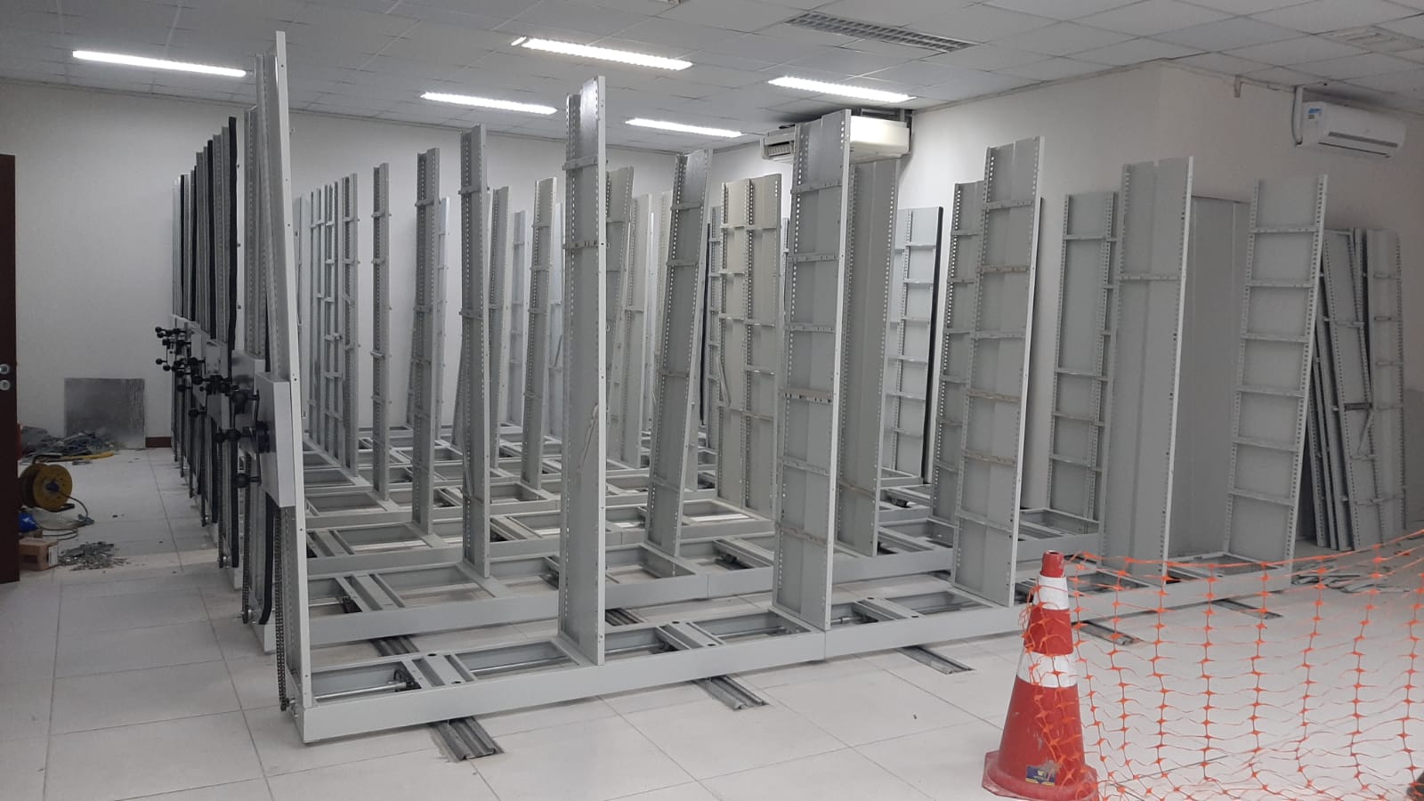 Montagem de uma arquivo deslizante