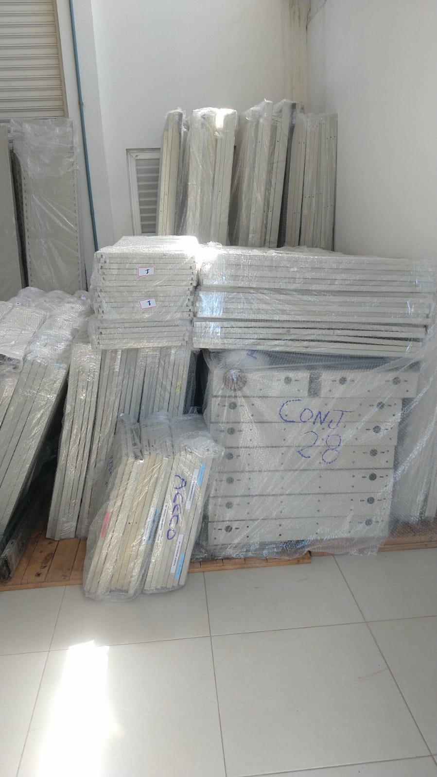 Desmontagem de um arquivo deslizante